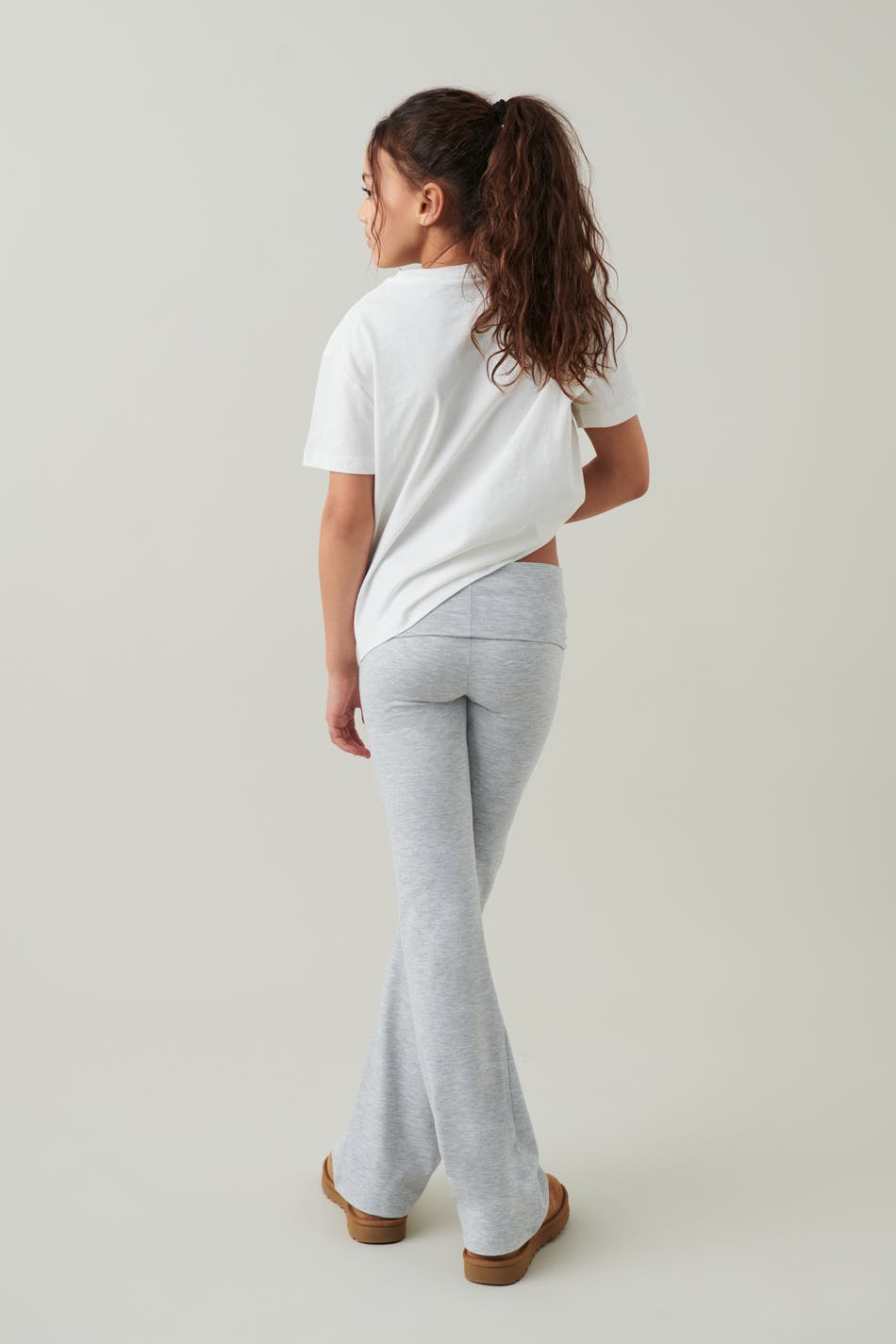 Gina Tricot Gina Tricot - Yoga leggings - young-yoga-pants- Grey - 146/152  - Female - Dametøj - Tøj til kvinder (32143636)