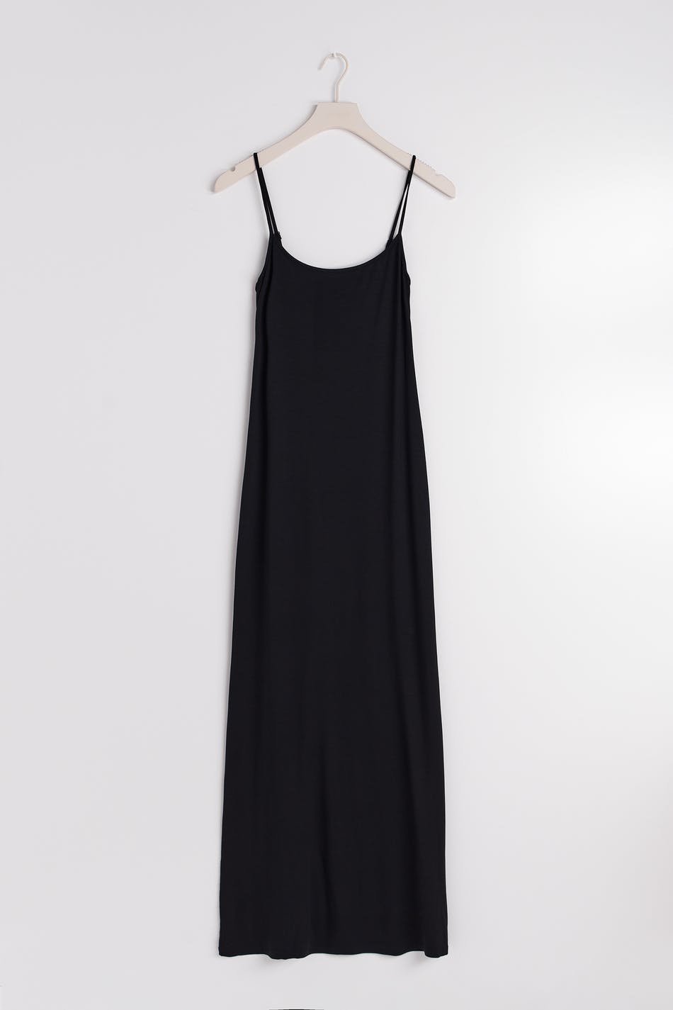 Gina Tricot - Soft touch maxi slip dress - lange kjoler- Black - XS - Female