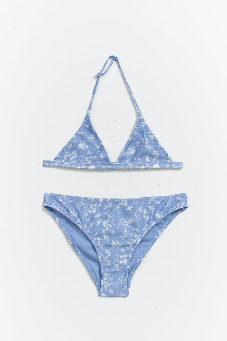  Gina Tricot- Y triangle bikini set - young-swimwear- Blue - 146/152- Female