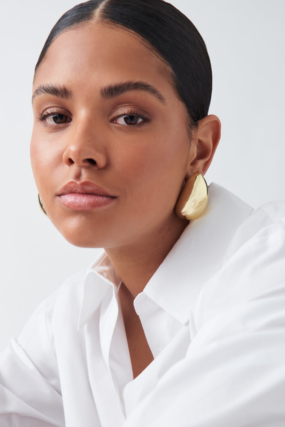 Läs mer om Gina Tricot - Big drop earrings - örhängen - Gold - ONESIZE - Female