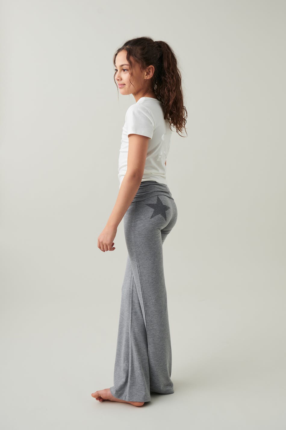 Tall yoga leggings - Grey - Gina Tricot