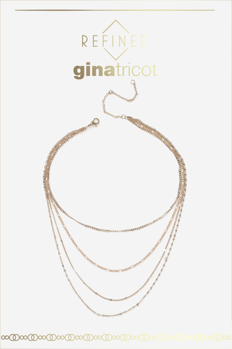 REFINED MIX CHAIN NECKLACE