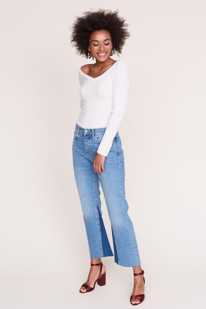 kick flare jeans gina