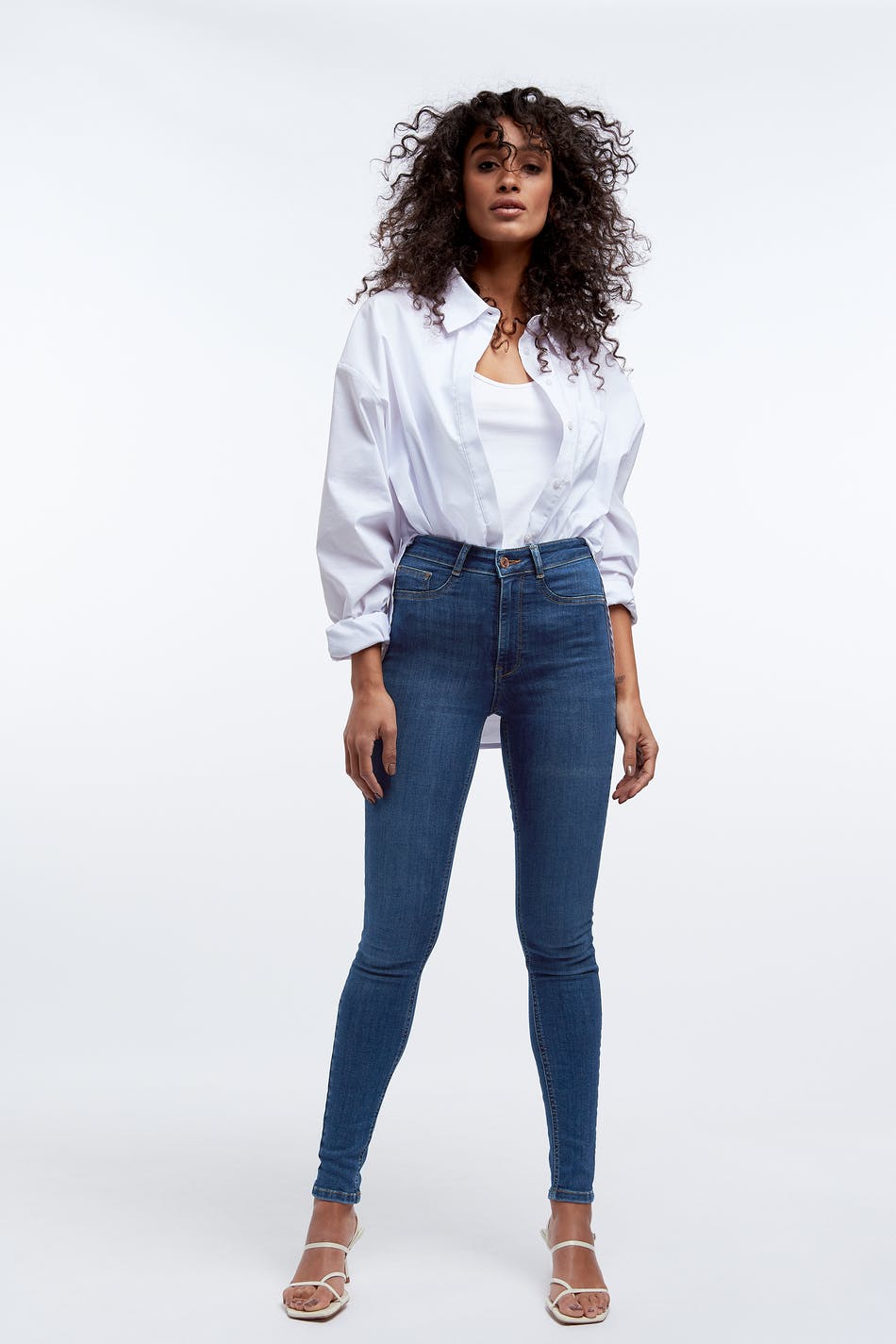 Molly high w jeans - petitejeans - Gina Tricot