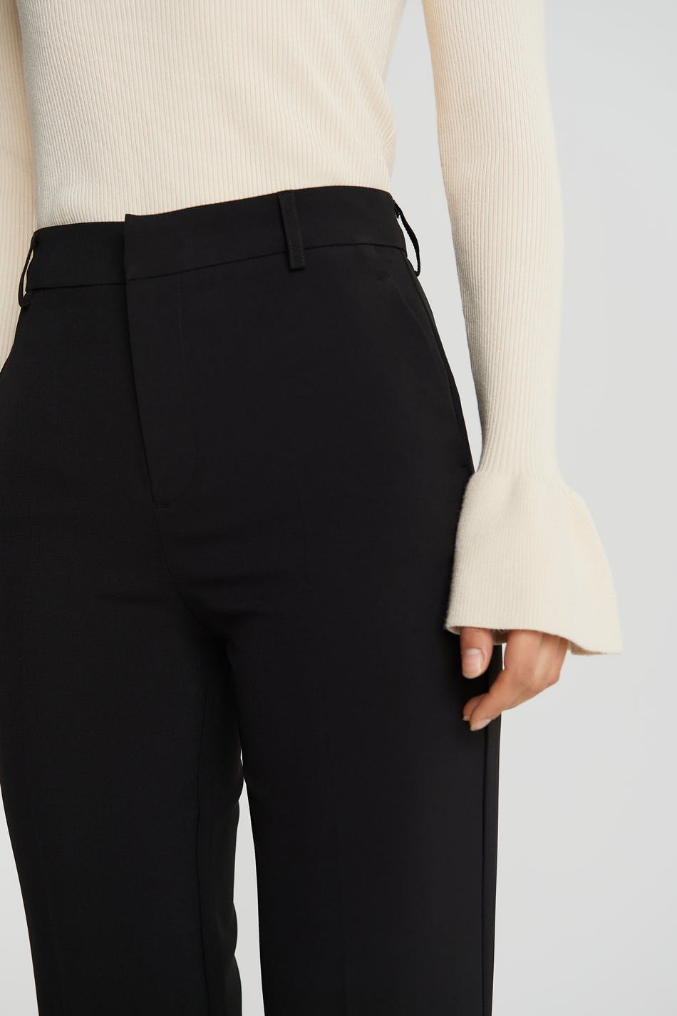 Women's High Waist Wide Leg Pants Long Trousers Tall XS - Walmart.com