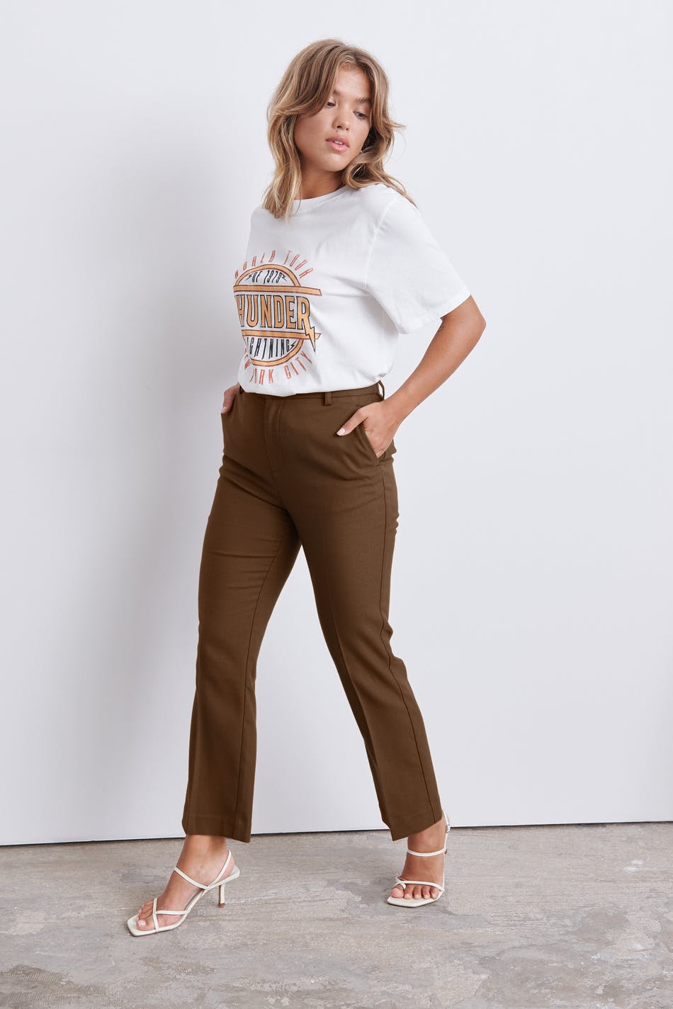 Gina Tricot Wide leg trousers for women online - Buy now at Boozt.com