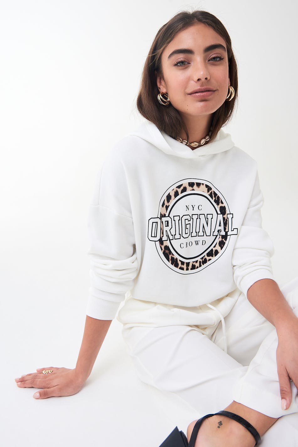 Mika hooded sweater - Gina Tricot