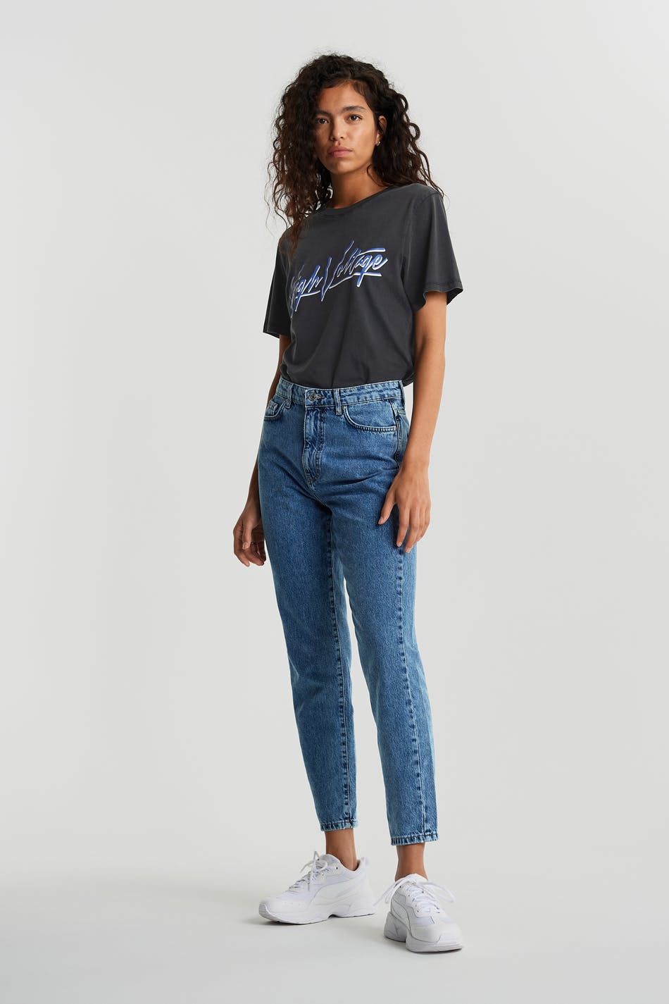 gina tricot mom jeans