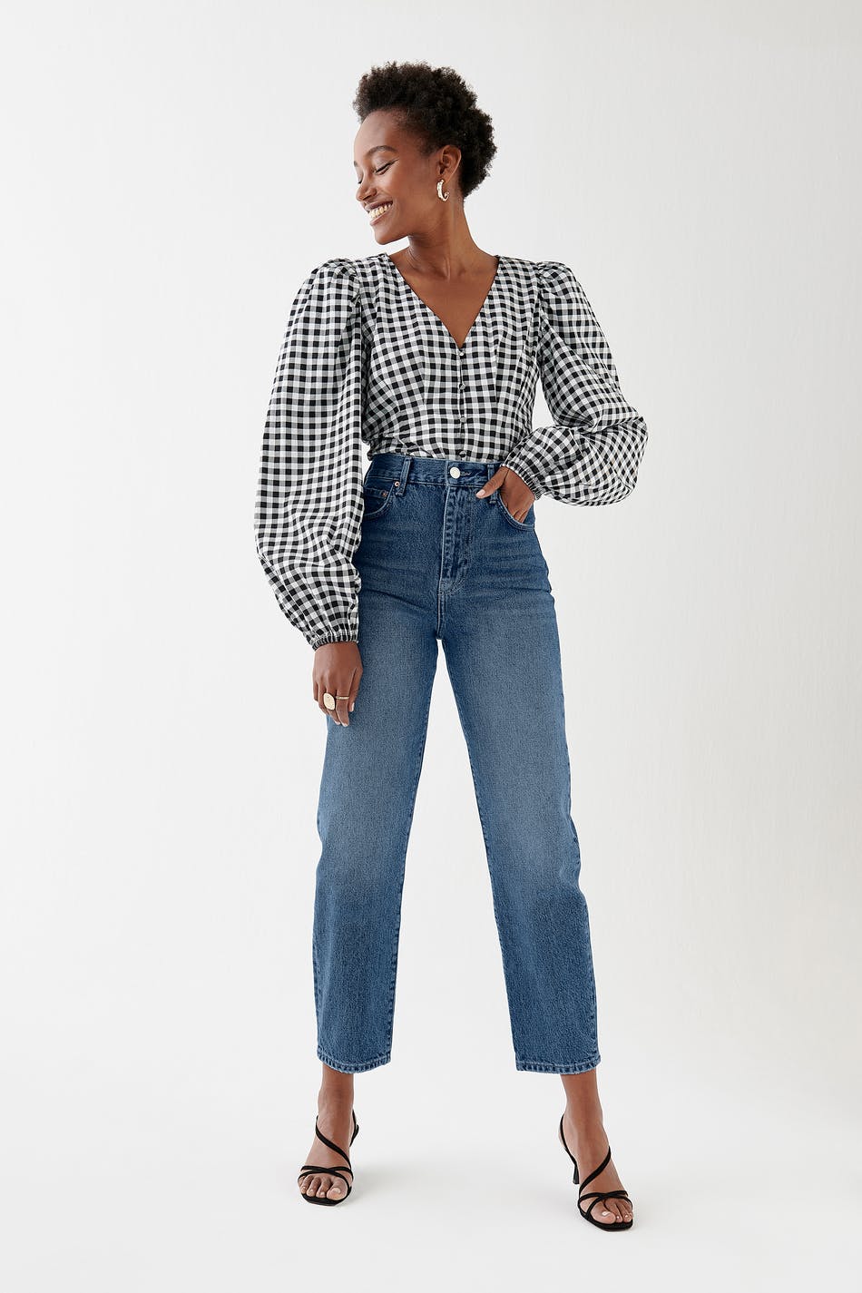 Relaxed mom jeans