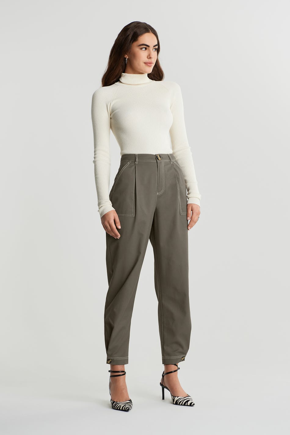 Basic sweatpants - Grey - Women - Gina Tricot