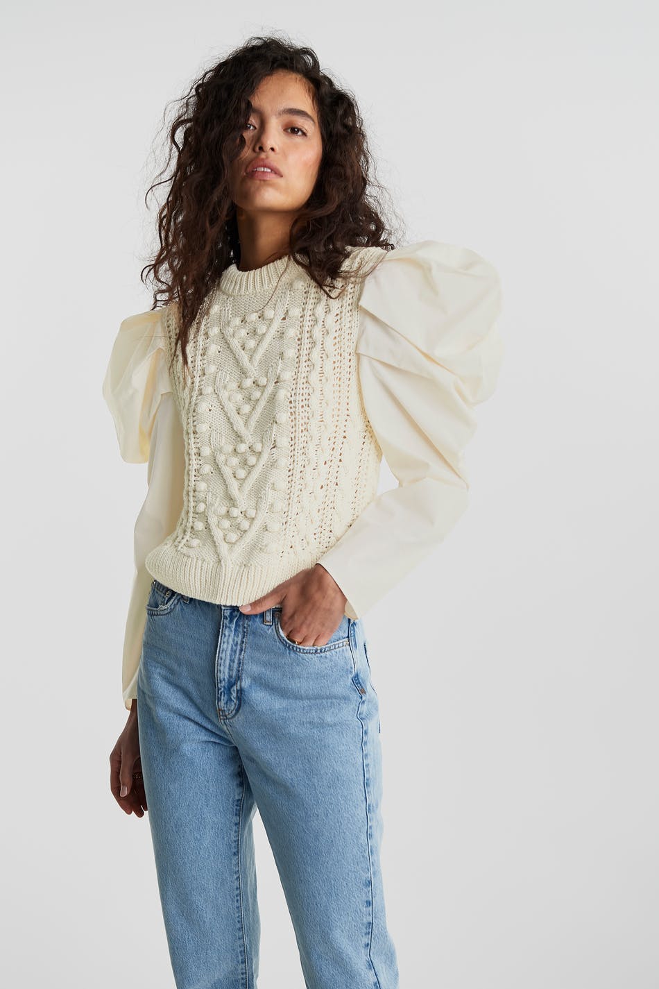 Elsa knitted sweater, Gina Tricot