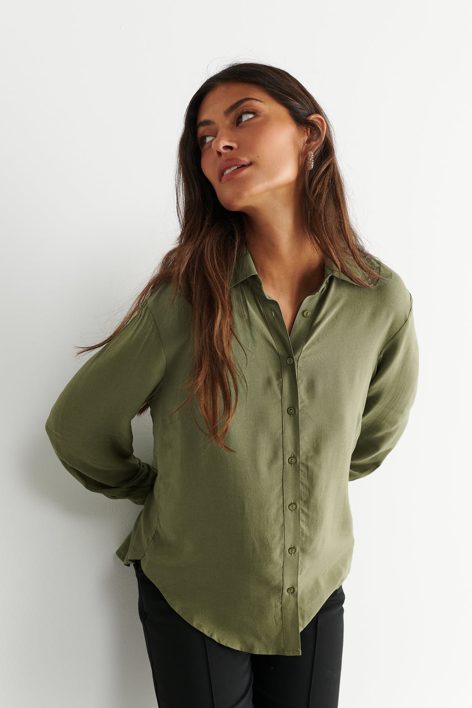 Tricot Grön Dam shirt Gina - Hilma - -
