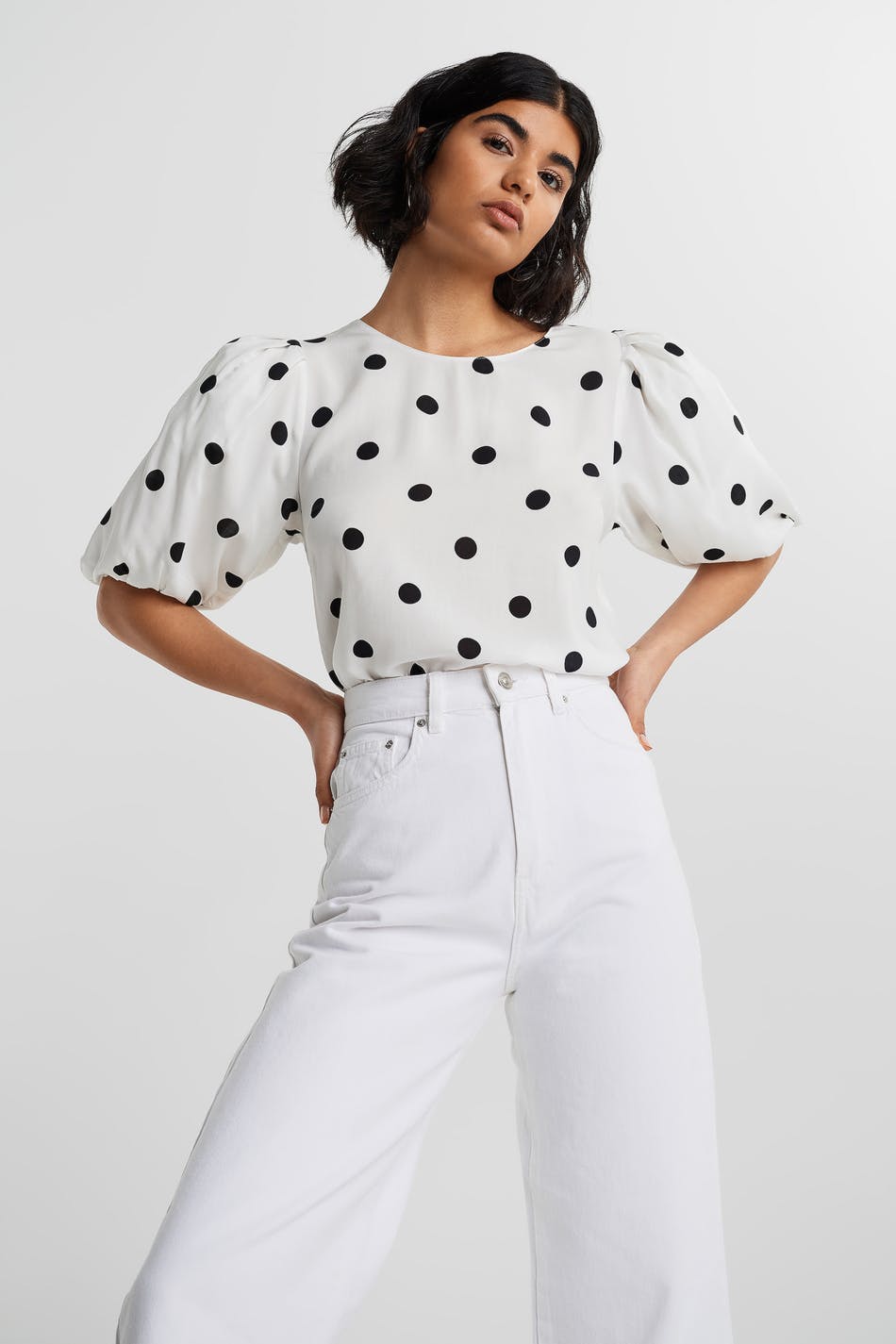 Annie open back blouse, Gina Tricot